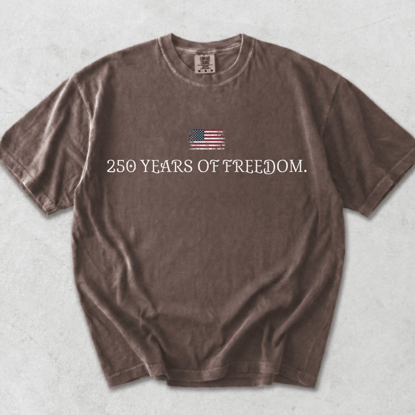 America 250 Years of Freedom Minimalist Shirt | 4th of July 2026 Anniversary Tee - MemorablyMade