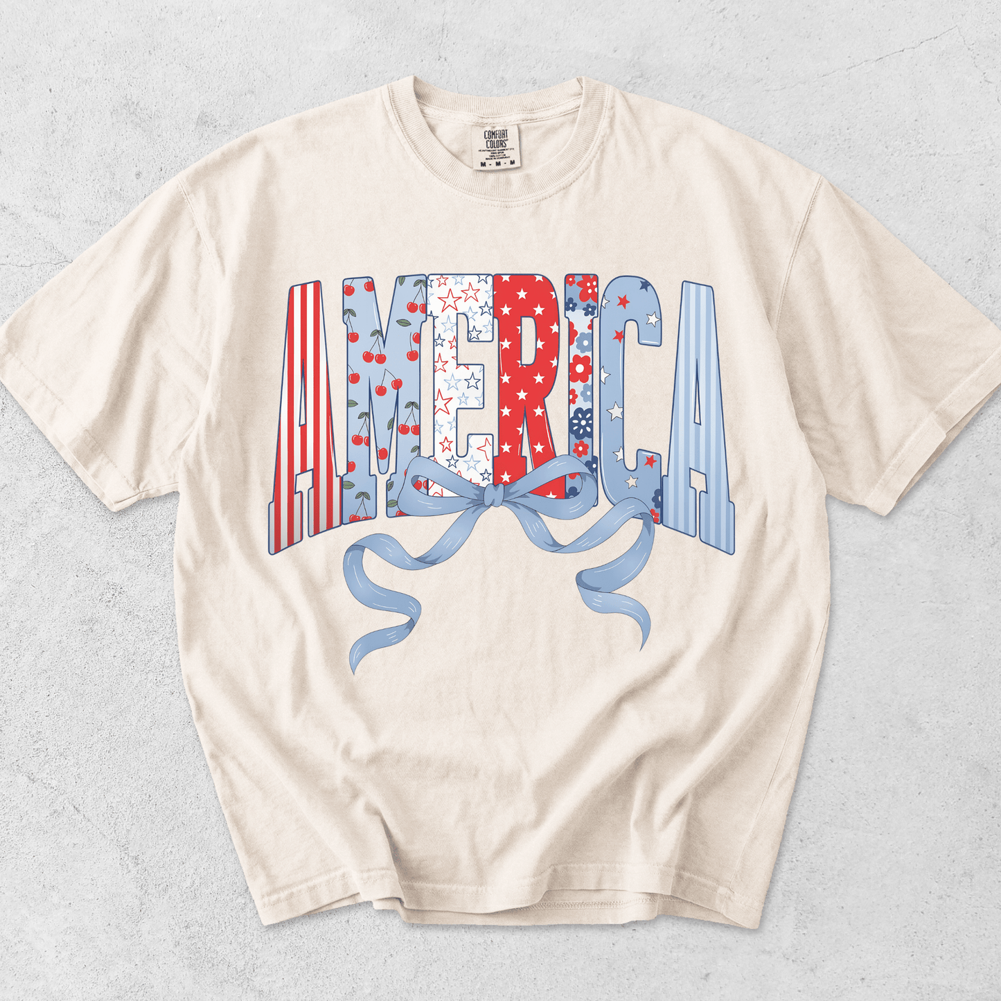 America 4th Of July T-Shirt - Comfort Colors Tee - MemorablyMade