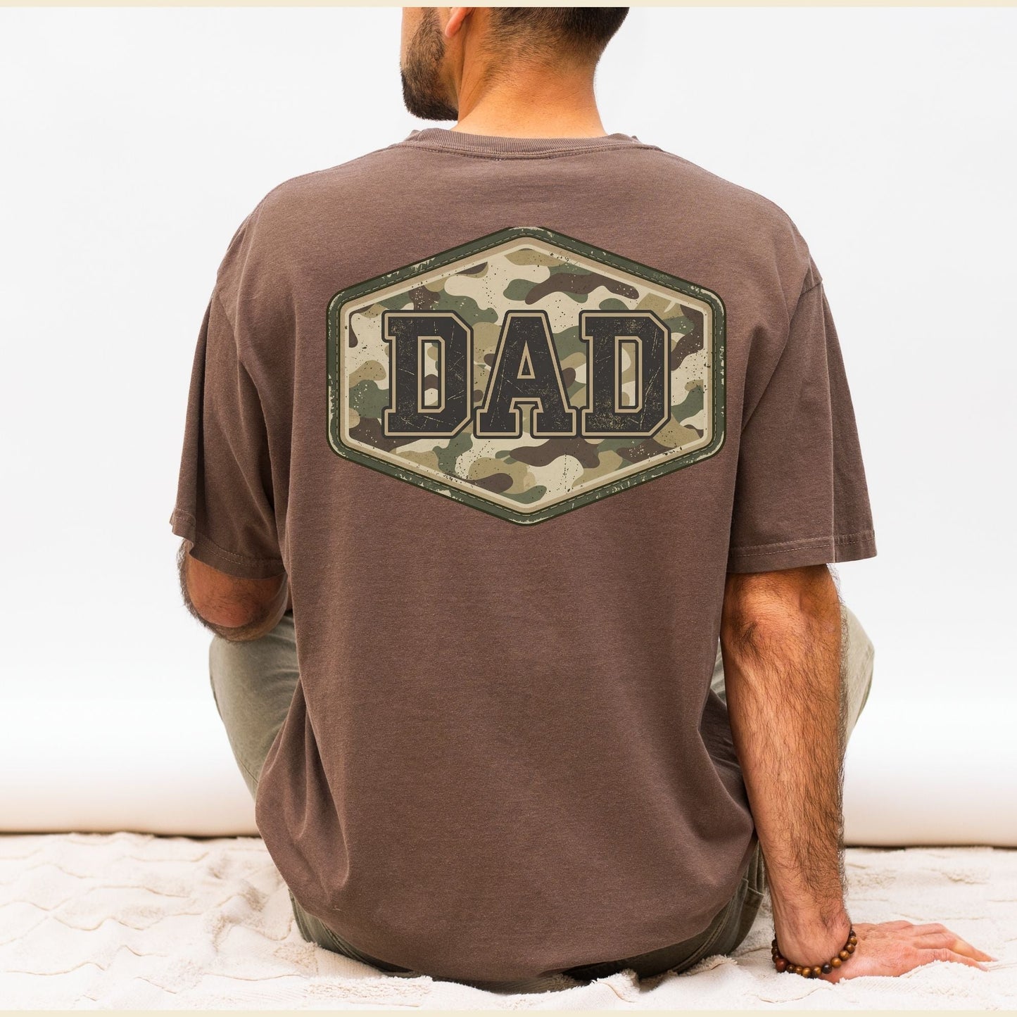 Comfort Colors® Camouflage Dad Shirt, Father's Day Gift - MemorablyMade