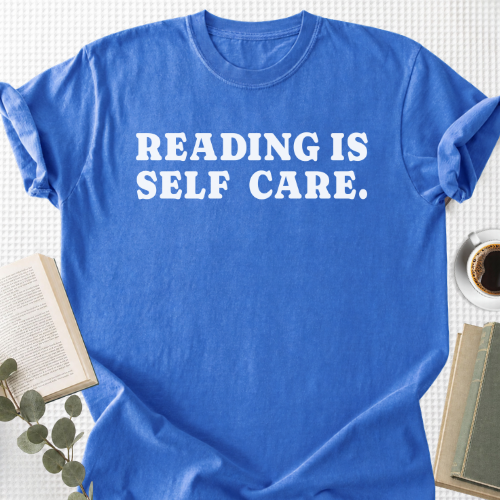 Reading Is Self Care Retro Unisex T-Shirt, Bookworm Shirt