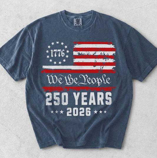 250th Anniversary USA Shirt | Patriotic 4th of July 2026 Tee - MemorablyMade