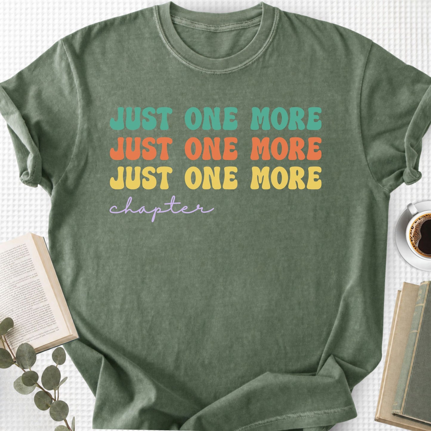 Just One More Chapter Groovy Unisex T-Shirt
