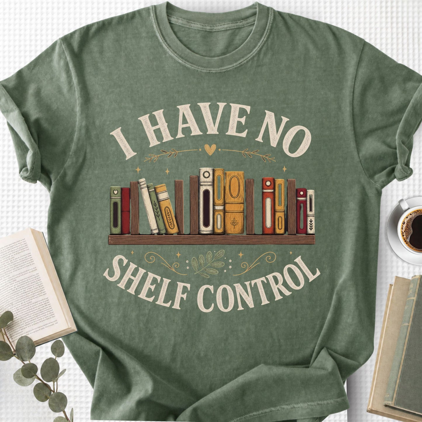 I Have No Shelf Control Unisex T-Shirt, Funny Book Lovers Shirt