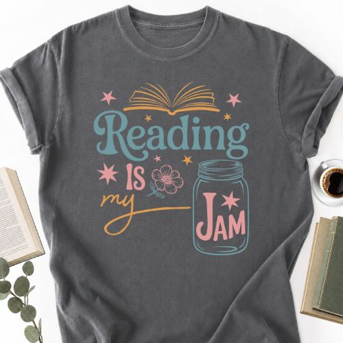 Reading Is My Jam Unisex T-Shirt MemorablyMade