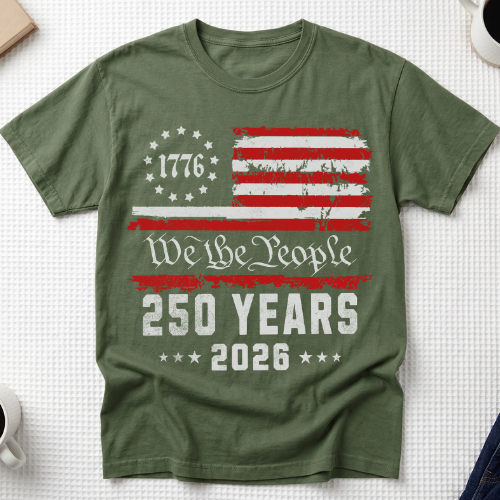 250th Anniversary USA T-Shirt MemorablyMade