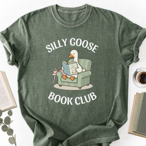 Silly Goose Book Club Unisex T-Shirt MemorablyMade