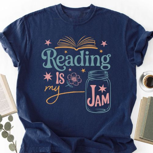 Reading Is My Jam Unisex T-Shirt MemorablyMade
