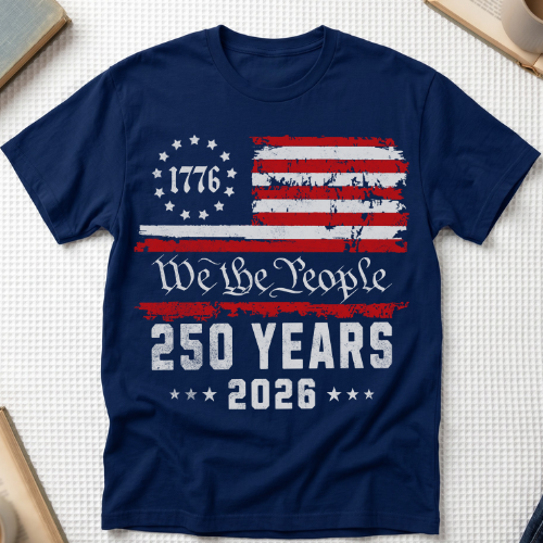 250th Anniversary USA T-Shirt MemorablyMade