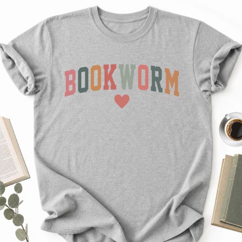 Bookworm Unisex T-Shirt MemorablyMade