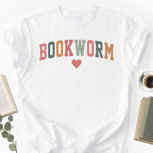 Bookworm Unisex T-Shirt MemorablyMade
