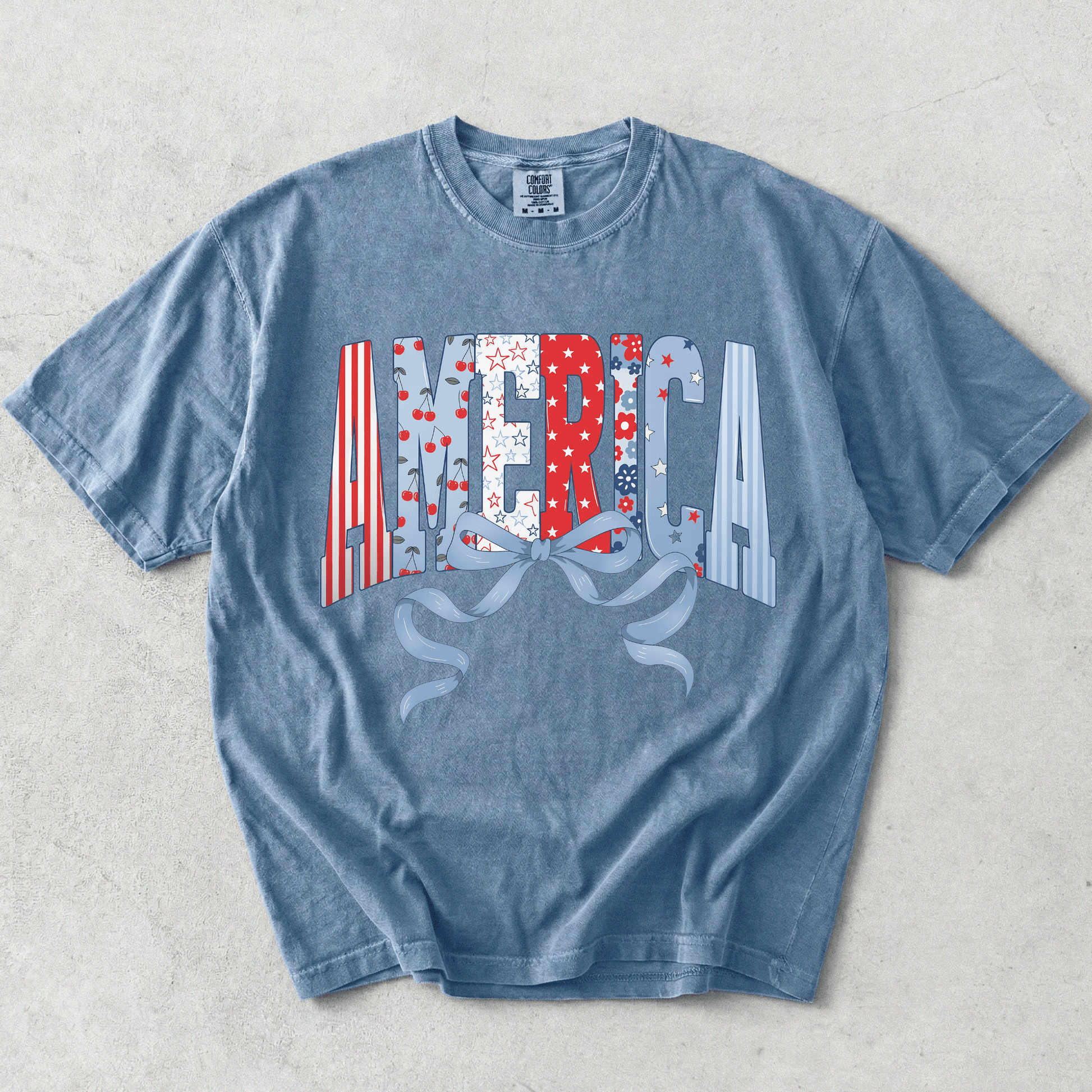 America 4th Of July T-Shirt - Comfort Colors Tee - MemorablyMade