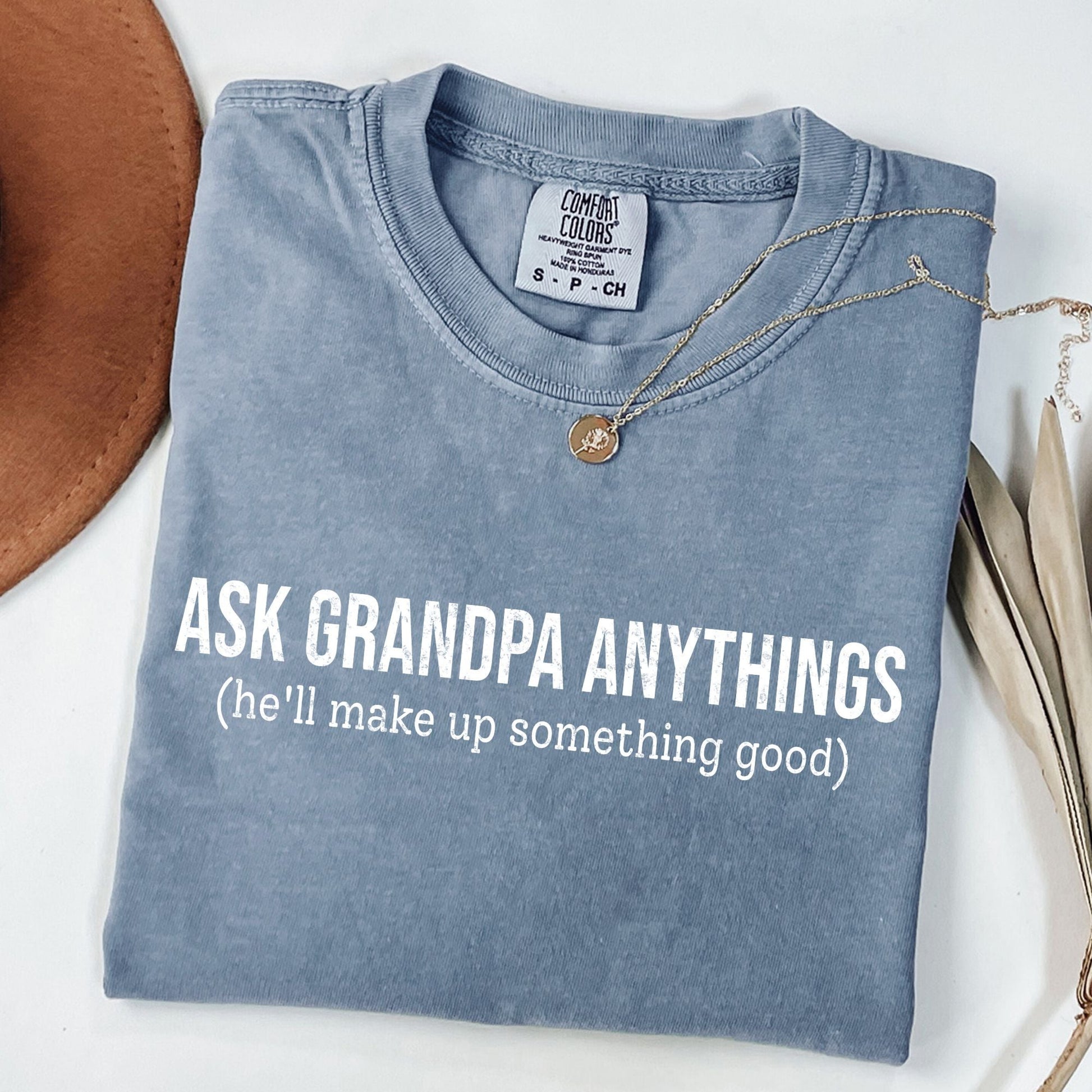 Ask Grandpa Anything T-Shirt - MemorablyMade