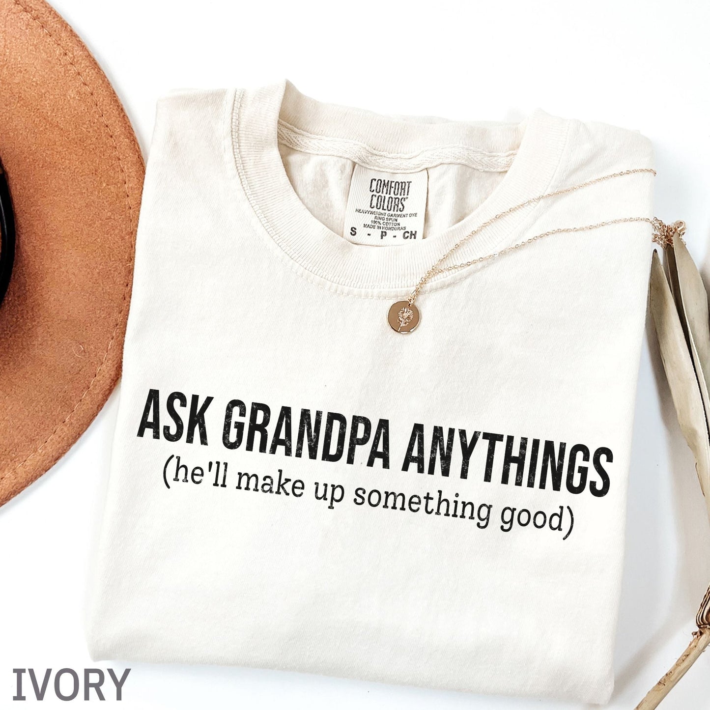 Ask Grandpa Anything T-Shirt - MemorablyMade