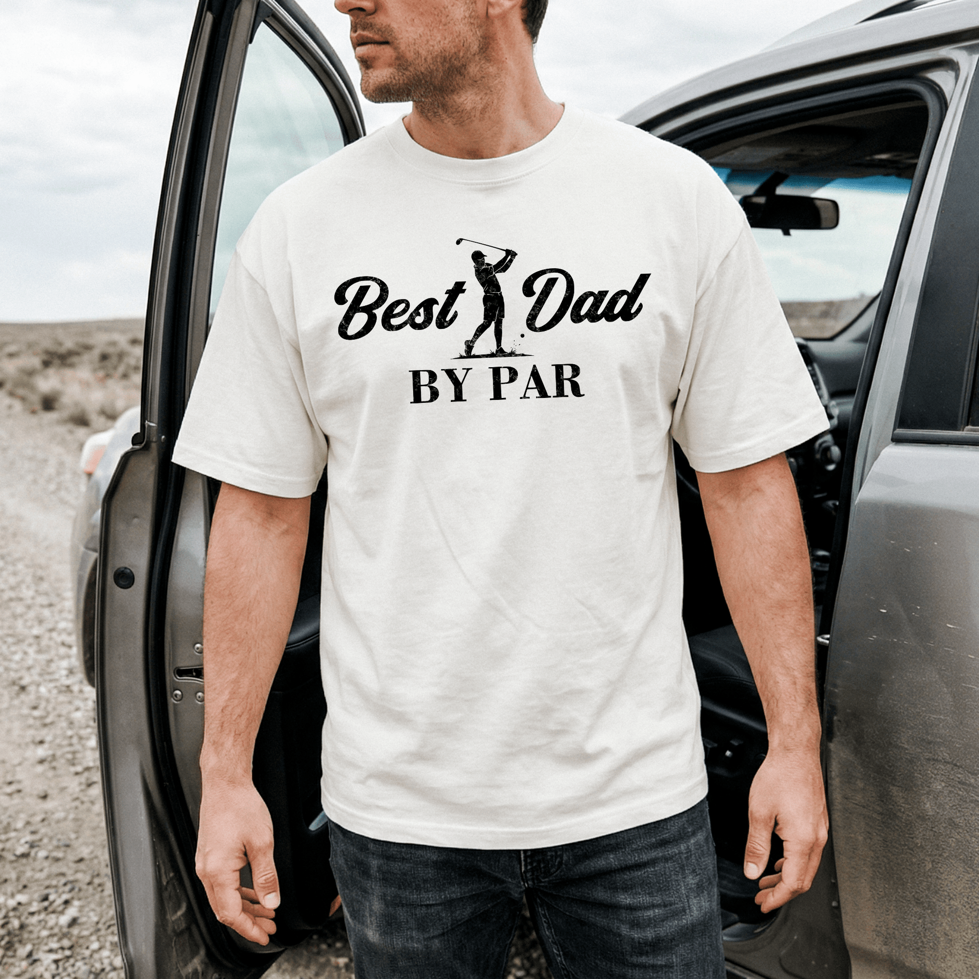 Best Dad By Par T-Shirt - MemorablyMade