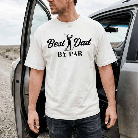 Best Dad By Par T-Shirt - MemorablyMade