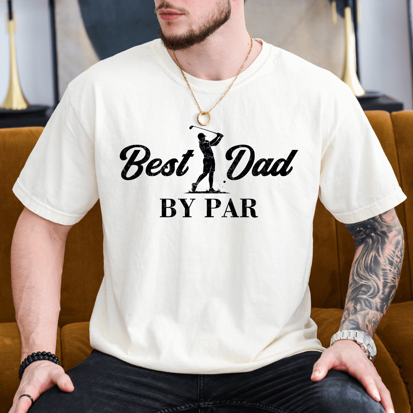 Best Dad By Par T-Shirt - MemorablyMade