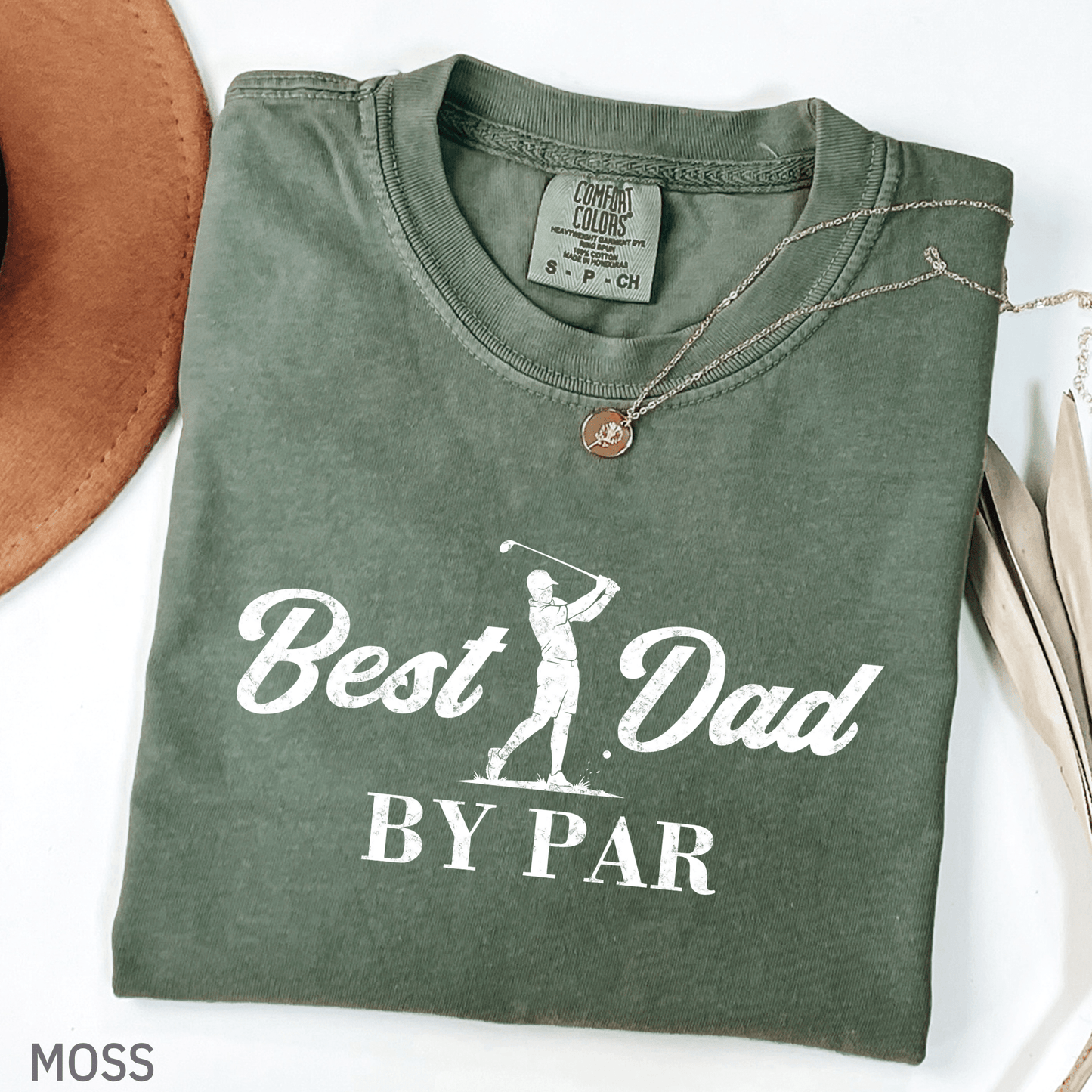 Best Dad By Par T-Shirt - MemorablyMade