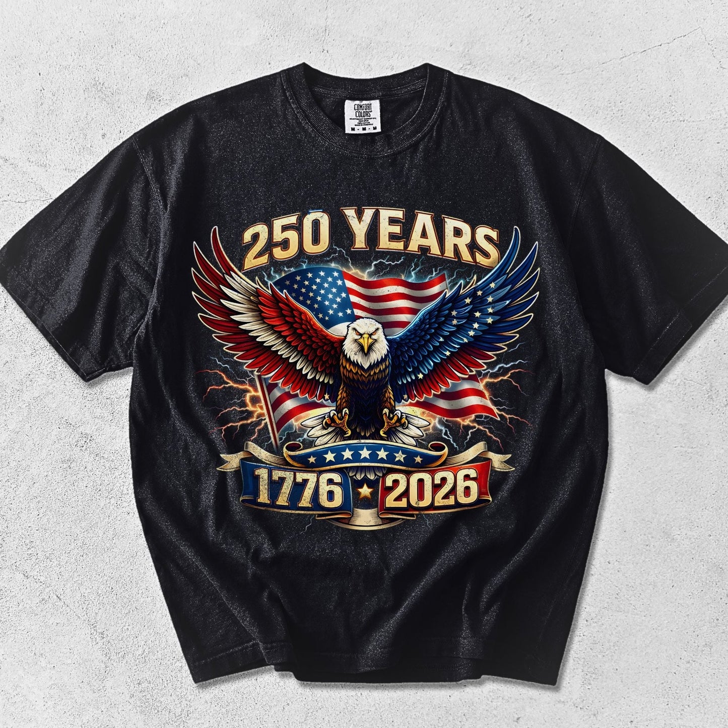 Bold Eagle America 250th Anniversary Shirt | USA Freedom 250 Years Gift - MemorablyMade