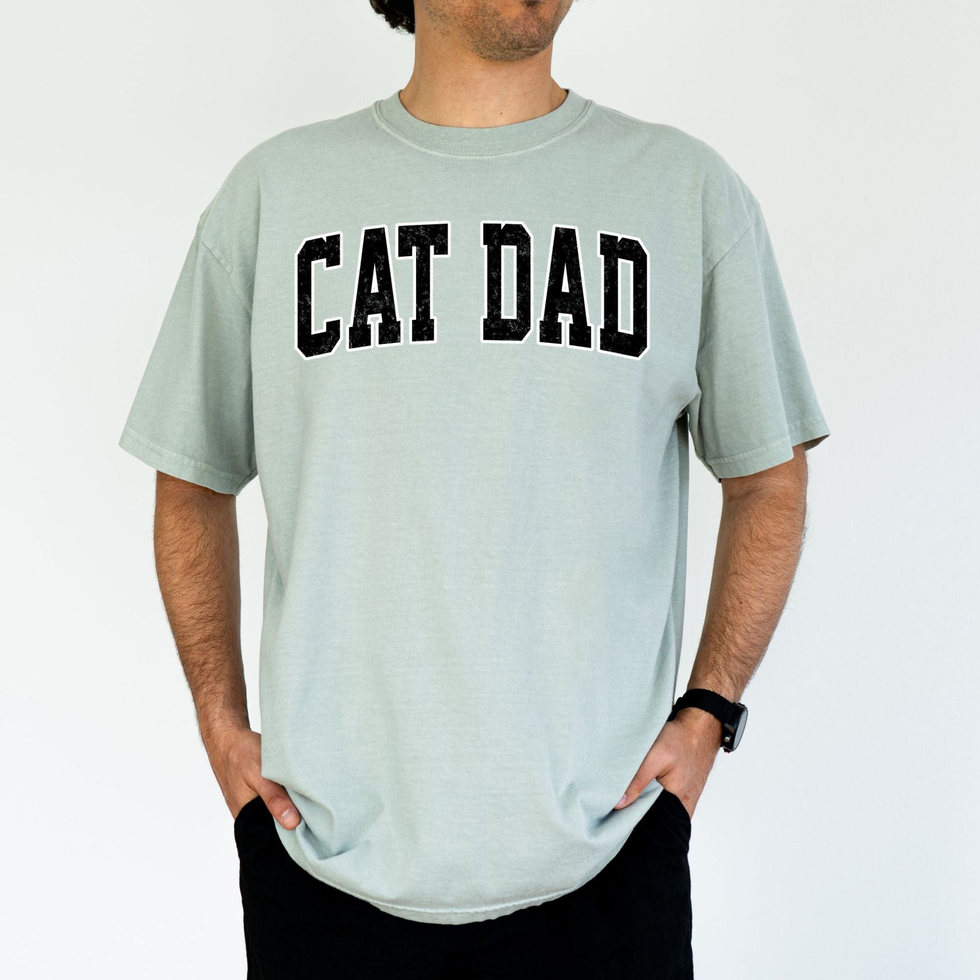 Cat Dad T-shirt, Father's Day Gift - MemorablyMade