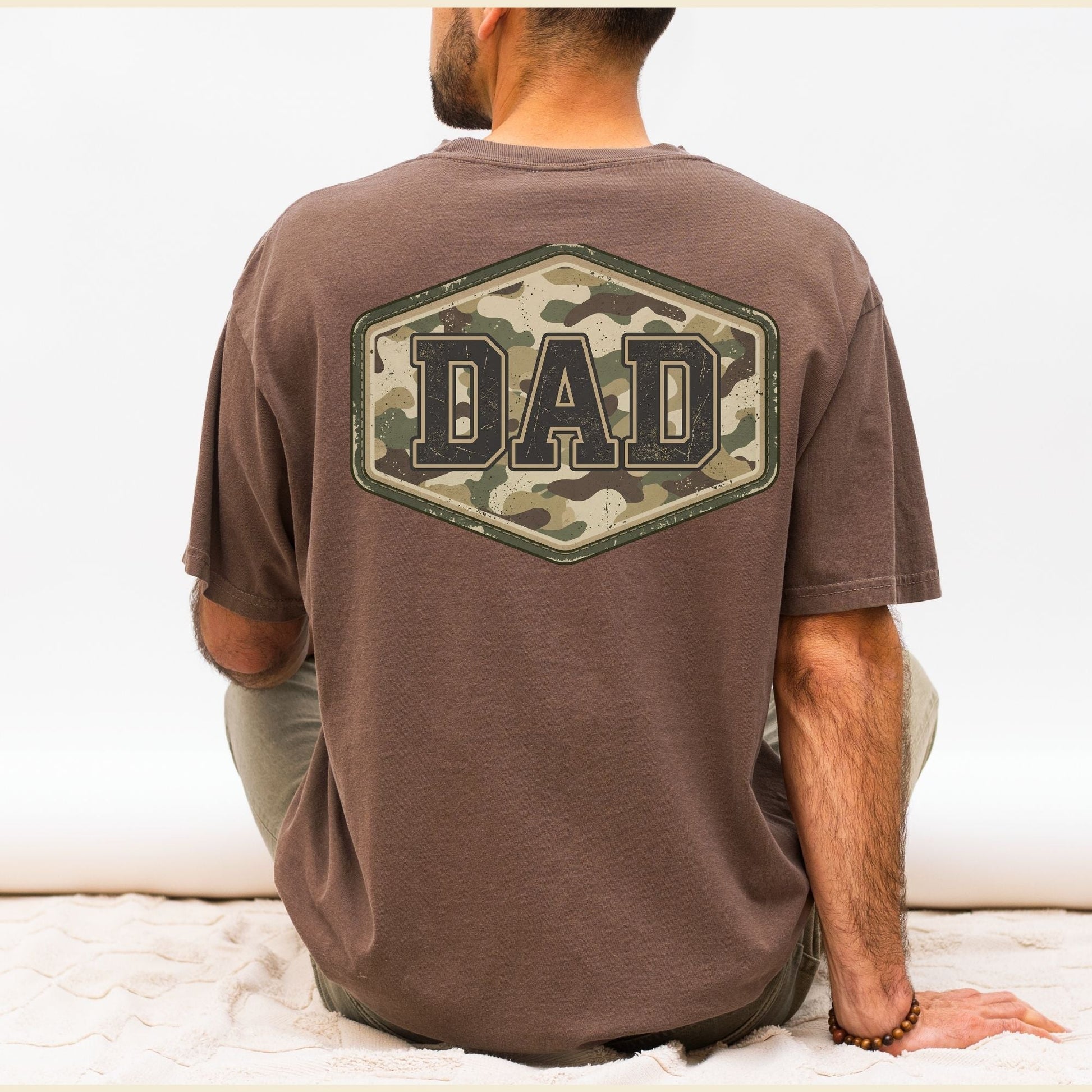 Comfort Colors® Camouflage Dad Shirt, Father's Day Gift - MemorablyMade