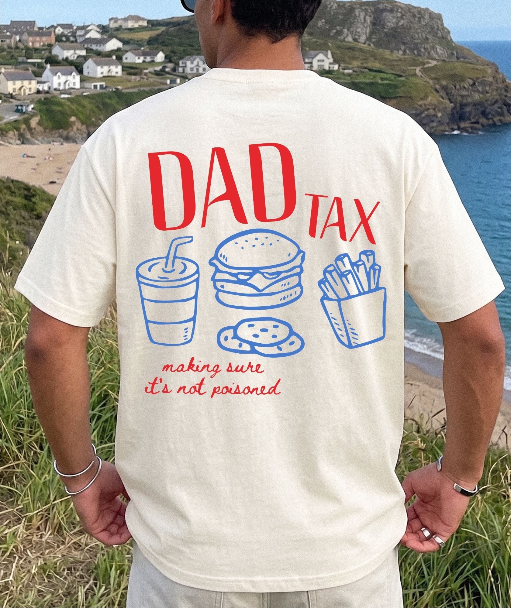 Comfort Colors Dad Tax Shirt, Father's Day Gift - MemorablyMade