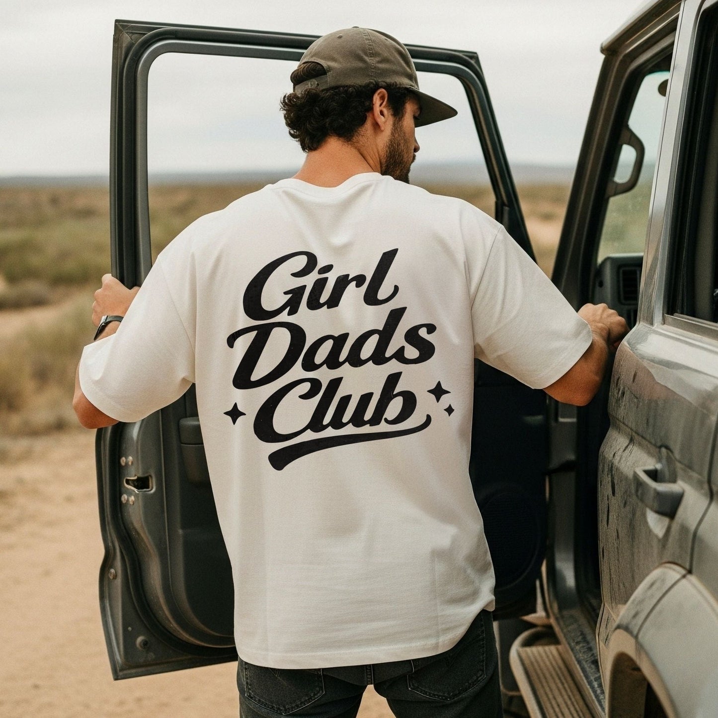 Comfort Colors Girl Dads Club Shirt, Father's Day Gift - MemorablyMade