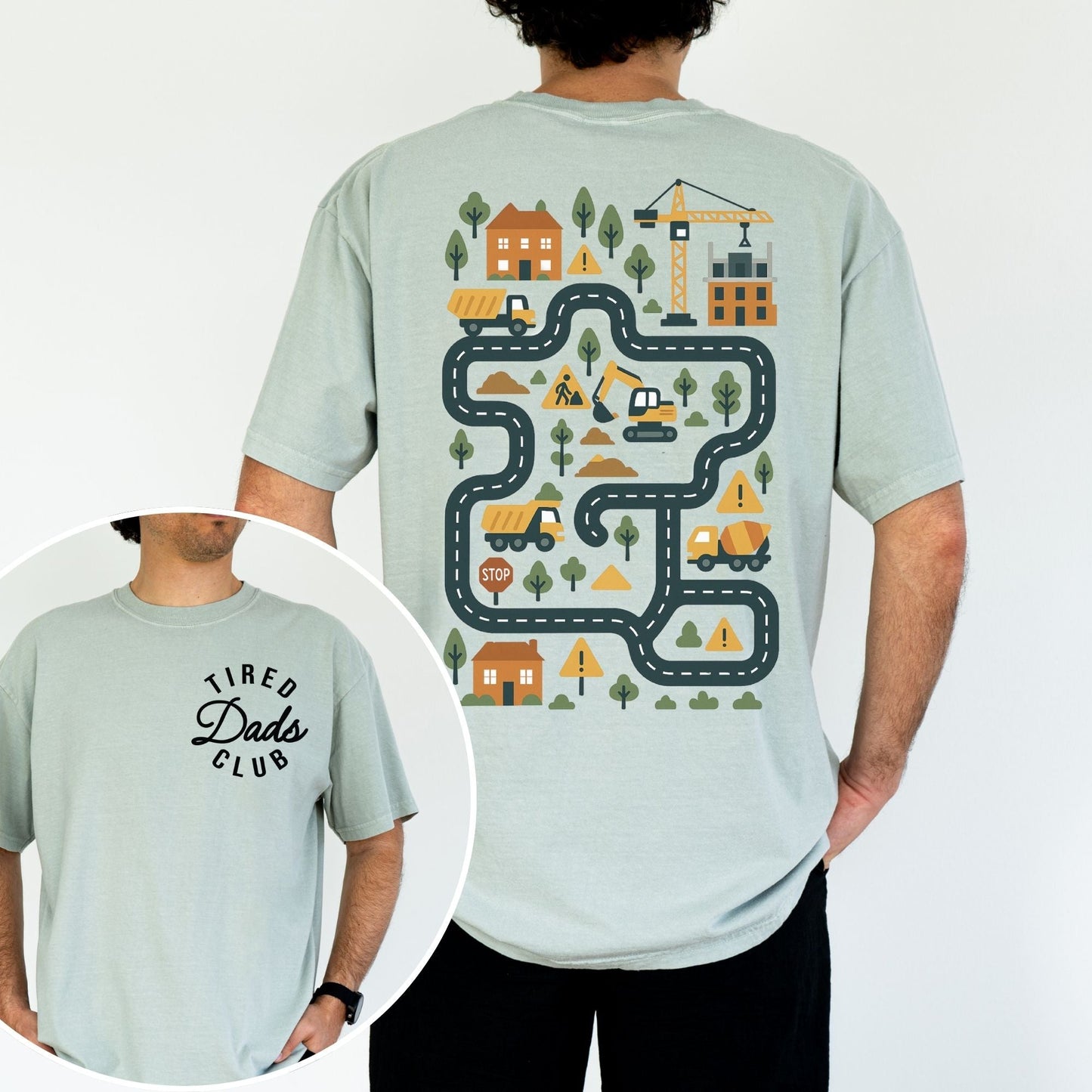 Comfort Colors® Tired Dads Club Shirt, Father's Day Gift - MemorablyMade