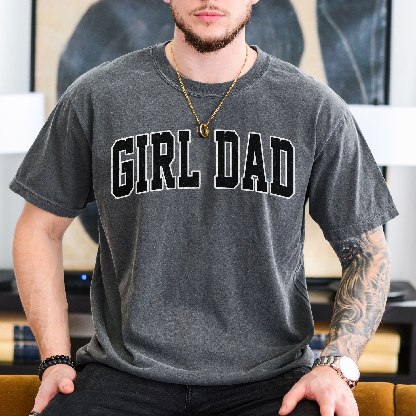 Girl Dad T-Shirt - MemorablyMade
