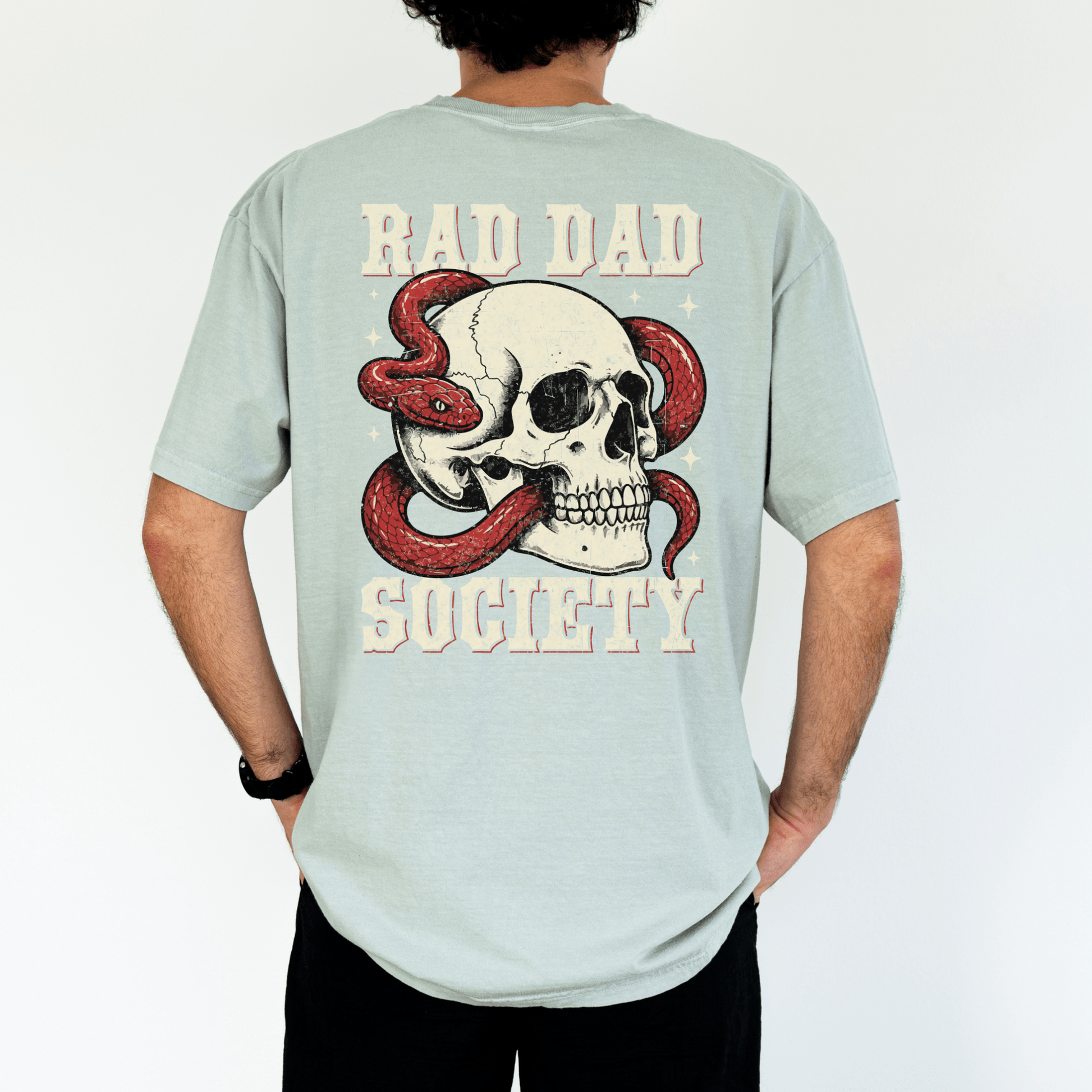 Rad Dad Society T-Shirt - MemorablyMade