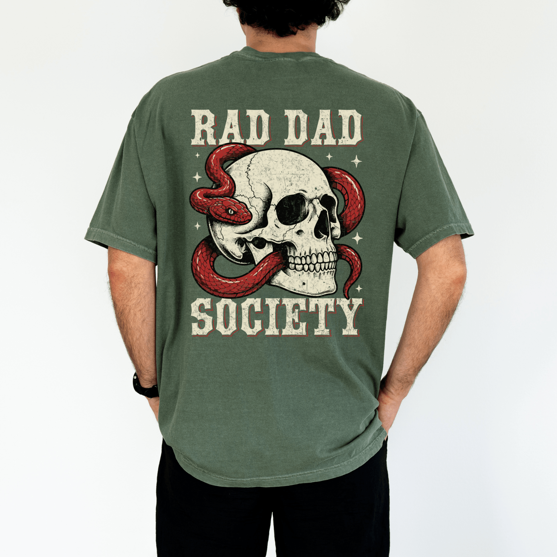 Rad Dad Society T-Shirt - MemorablyMade