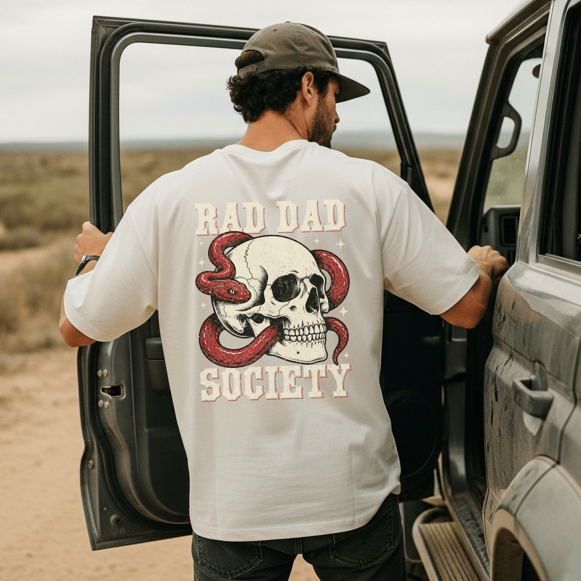 Rad Dad Society T-Shirt - MemorablyMade