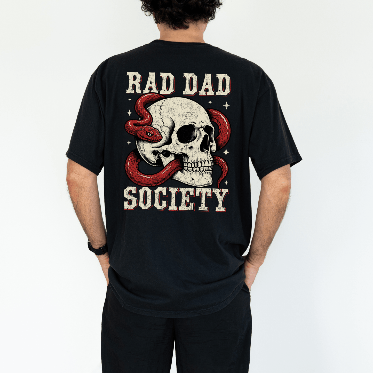 Rad Dad Society T-Shirt - MemorablyMade