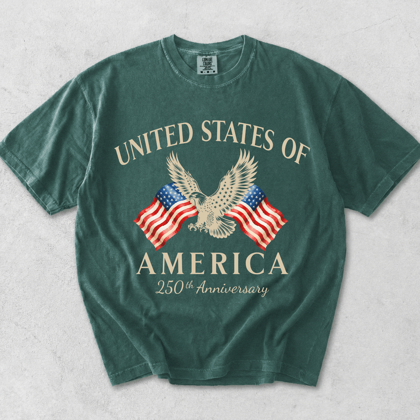 United States of America 250th Anniversary Shirt | 4th of July 2026 Eagle Tee - MemorablyMade